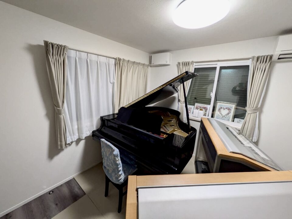 ピアノ教室　 遮音・吸音工事後